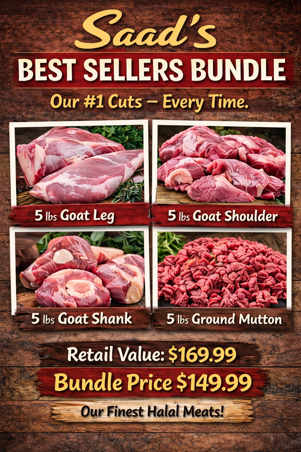 SAAD'S BEST SELLERS BUNDLE(OUR #1 CUTS-EVERY TIME)