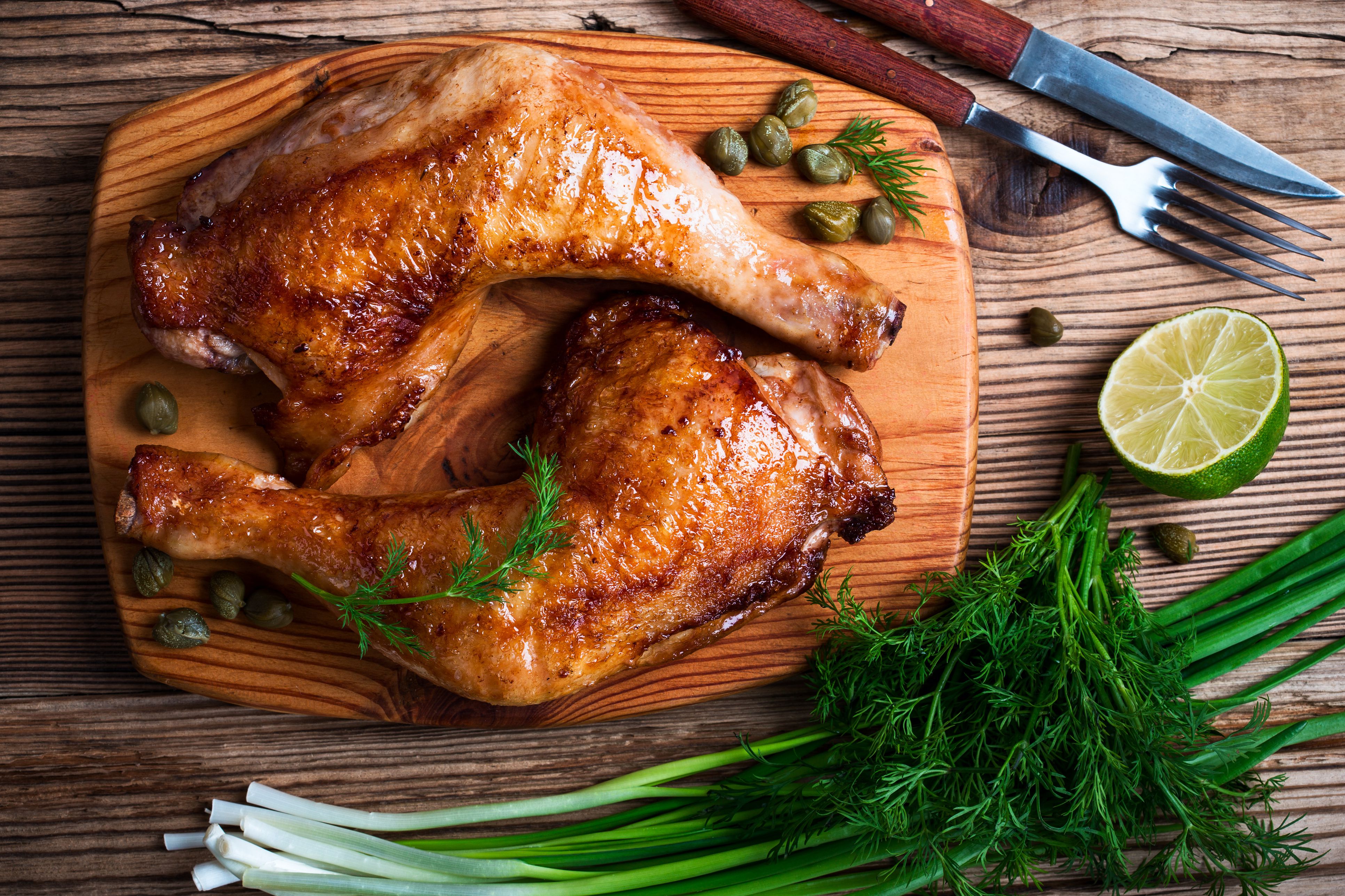 Marinated Organic Chicken Leg Quarters