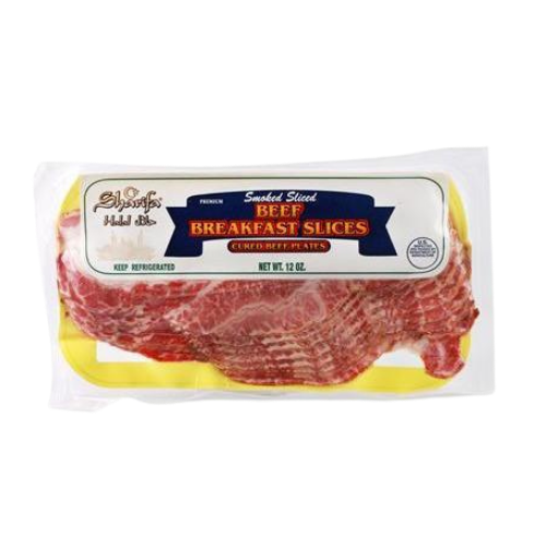 SHARIFA HALAL BEEF BACON BREAKFAST SLICES