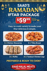 SAAD'S RAMADAN IFTAR PACKAGE(EASY-TO-COOK VARIETY)