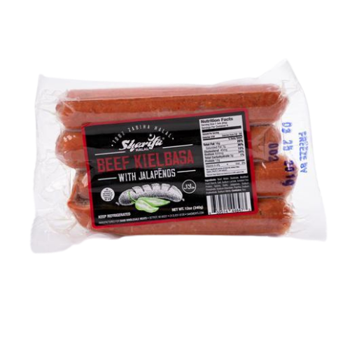 SHARIFA HALAL BEEF KIELBASA WITH JALAPEÑOS