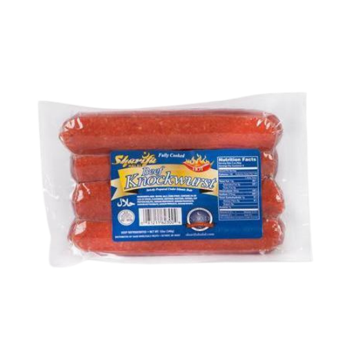 SHARIFA HALAL BEEF KNOCKWURST