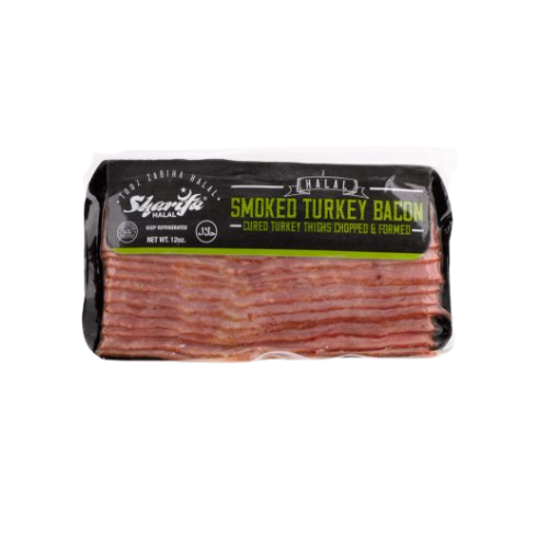 SHARIFA HALAL TURKEY BACON BREAKFAST SLICES