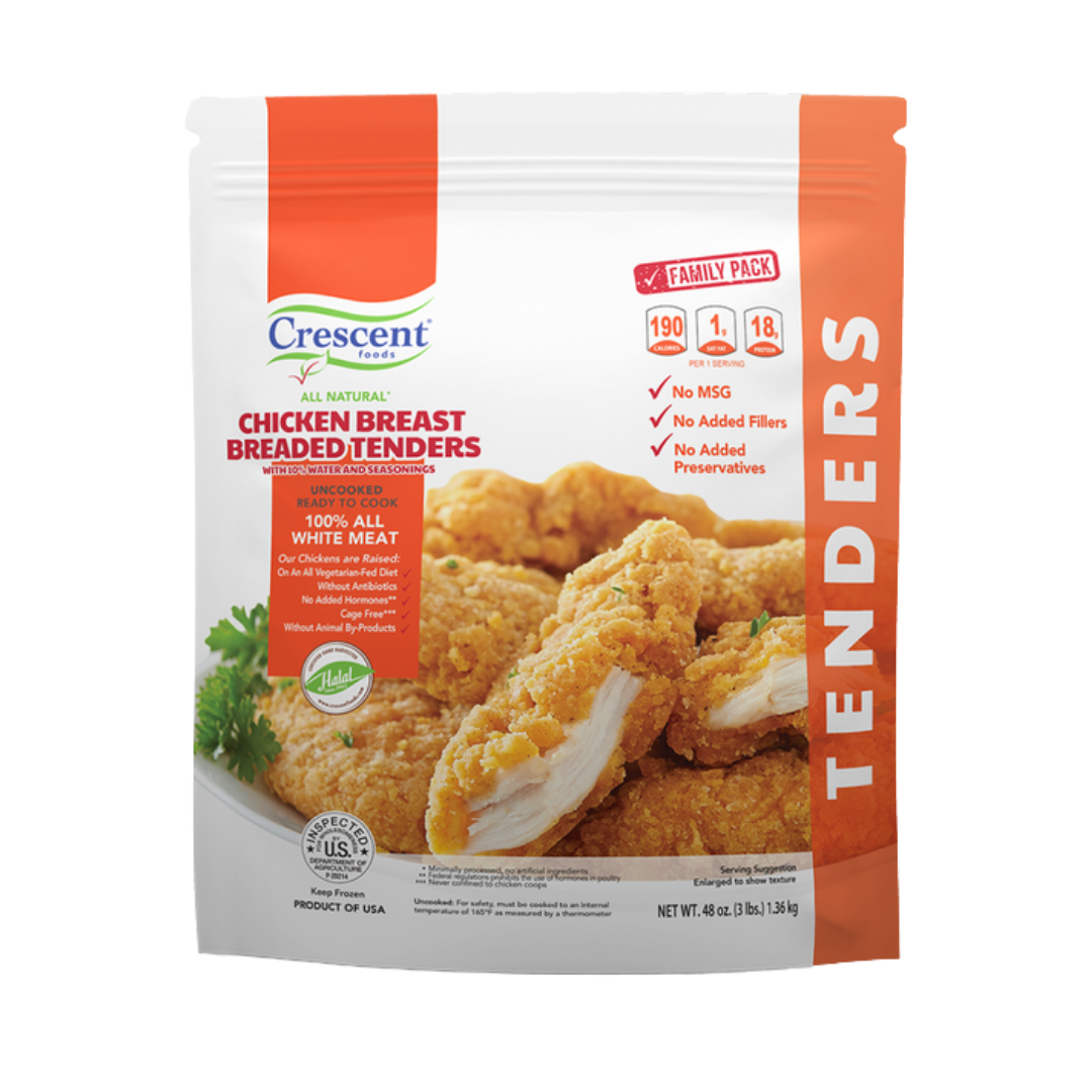 Crescent Breaded Chicken Tenders 3lb