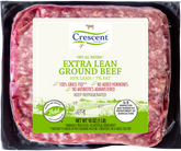 Crescent Lean Ground Beef 93/07 Grass Fed Plated